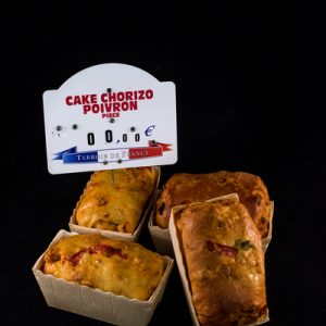 Cake Chorizo Poivron traiteur formule complète Vienne